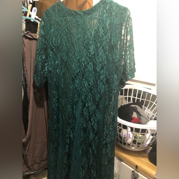 1990s More Jazz Lace Flare Out Dress- 810 $50 or $45 w/offer - Picture 7 of 11